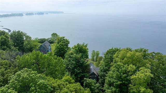 7732 Lake Blf, Huron, NY 14590 - view from above of property with a large body of water