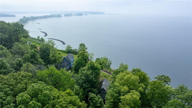 7732 Lake Blf, Huron, NY 14590 - drone / aerial view of a nearby body of water