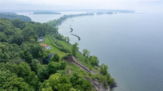 7732 Lake Blf, Huron, NY 14590 - drone / aerial view of a large body of water