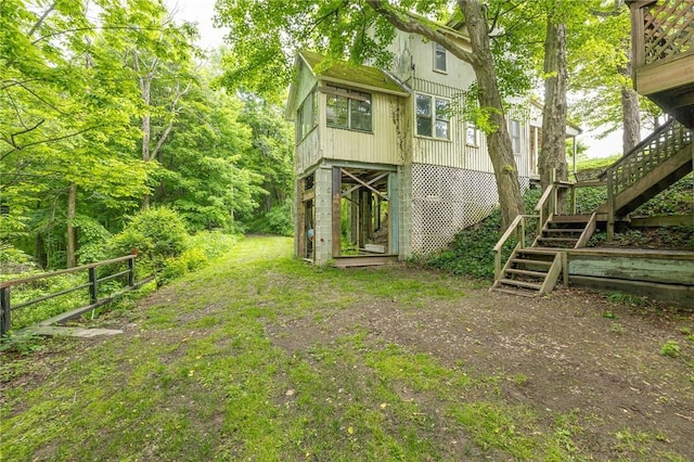7732 Lake Blf, Huron, NY 14590 - view of yard featuring stairway