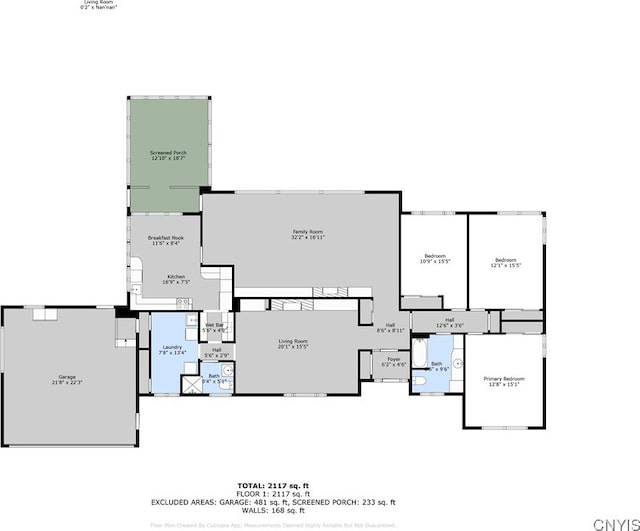 139 Capitol Street Ext, Sennett, NY 13021 - floor plan / room layout