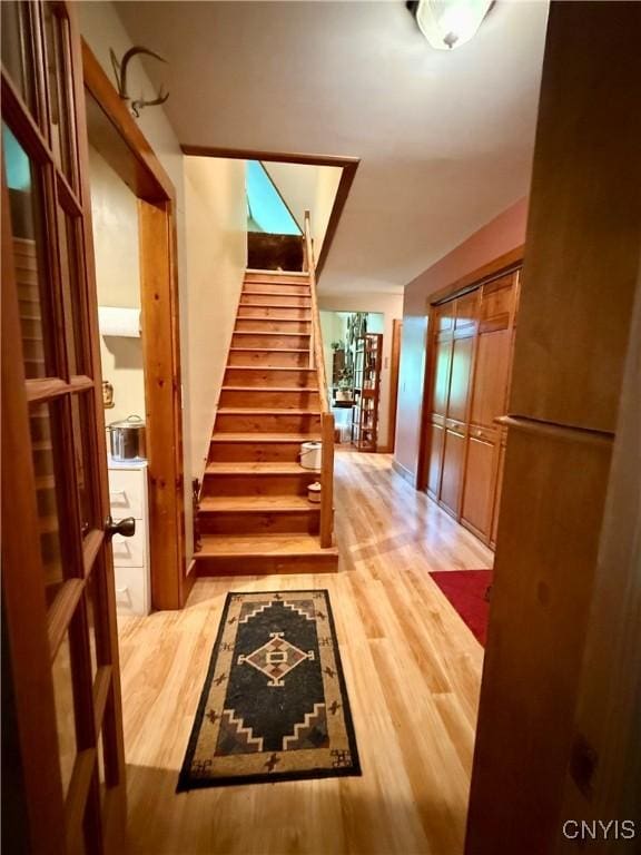 3805 State Highway 80, Columbus, NY 13460 - stairway with wood finished floors