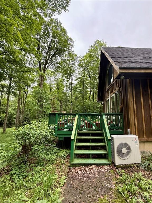 3805 State Highway 80, Columbus, NY 13460 - deck with ac unit