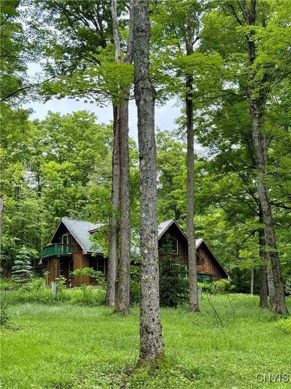 3805 State Highway 80, Columbus, NY 13460 - view of yard featuring a view of trees