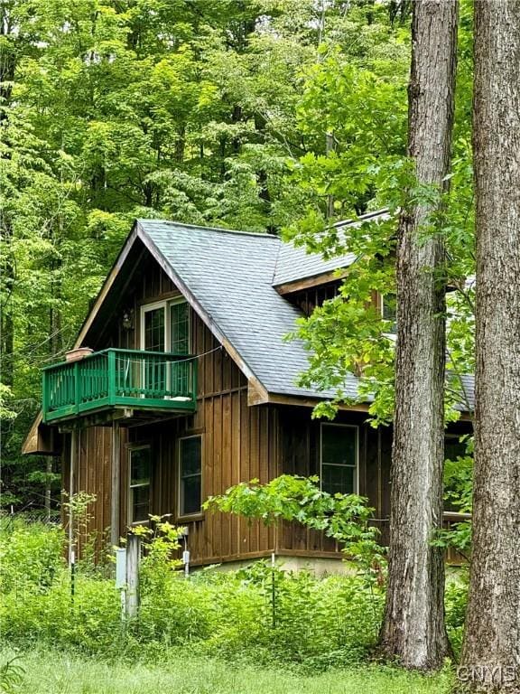 3805 State Highway 80, Columbus, NY 13460 - view of outbuilding featuring a view of trees