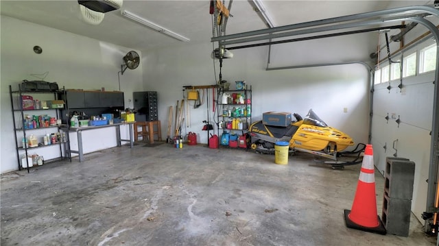 1547 Great Gully Rd, Springport, NY 13160 - garage with a garage door opener