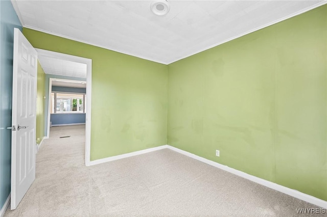 103 Ledger St, Buffalo, NY 14216 - carpeted spare room featuring baseboards and ornamental molding