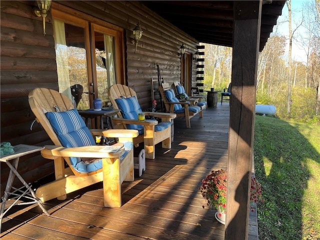 3921 State Route 226, Tyrone, NY 14837 - view of wooden terrace