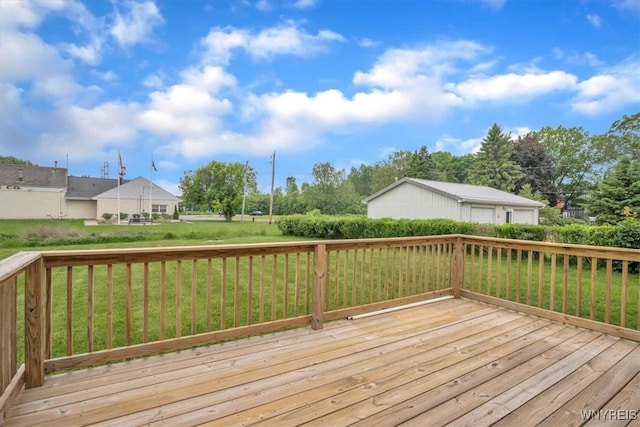 836 Upper Mountain Rd, Lewiston, NY 14092 - deck with a lawn
