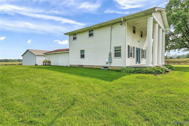 2194 Rte 39, Sheridan, NY 14062 - rear view of property featuring a yard