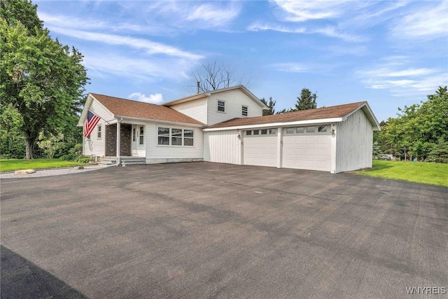 2194 Rte 39, Sheridan, NY 14062 - view of front facade with an outdoor structure and a garage