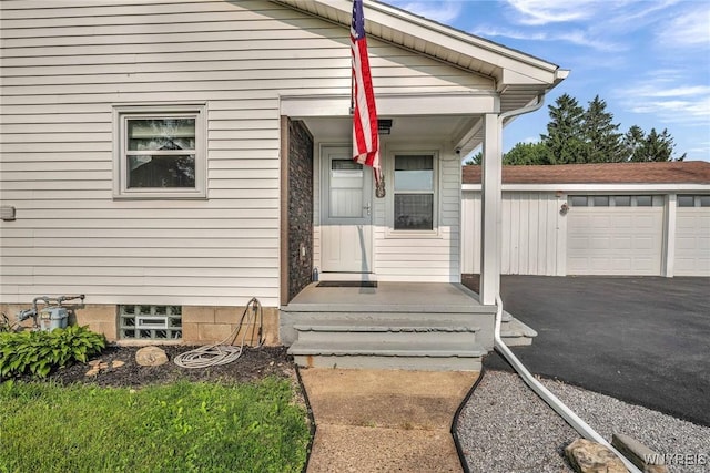 2194 Rte 39, Sheridan, NY 14062 - view of exterior entry with a detached garage