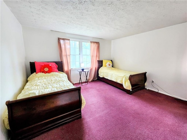 508 Countess Dr, Henrietta, NY 14586 - bedroom with a textured ceiling and carpet floors