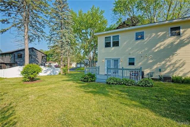 12 Sparrowbush Rd S, S, NY 12110 - rear view of house with a deck and central AC