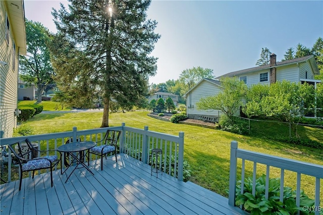 12 Sparrowbush Rd S, S, NY 12110 - deck featuring a yard