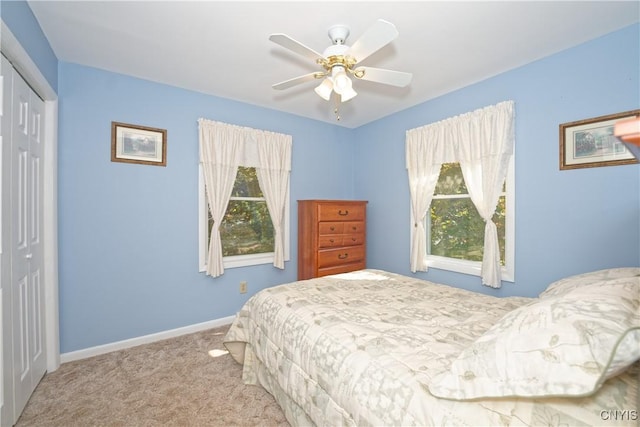 12 Sparrowbush Rd S, S, NY 12110 - bedroom with a closet, carpet floors, multiple windows, and baseboards