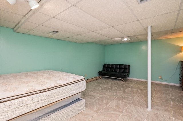 53 Toni Ter, Chili, NY 14624 - bedroom featuring a drop ceiling and tile patterned flooring