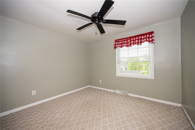 30 Sibley Dr, West Seneca, NY 14224 - empty room with baseboards, a ceiling fan, and light colored carpet