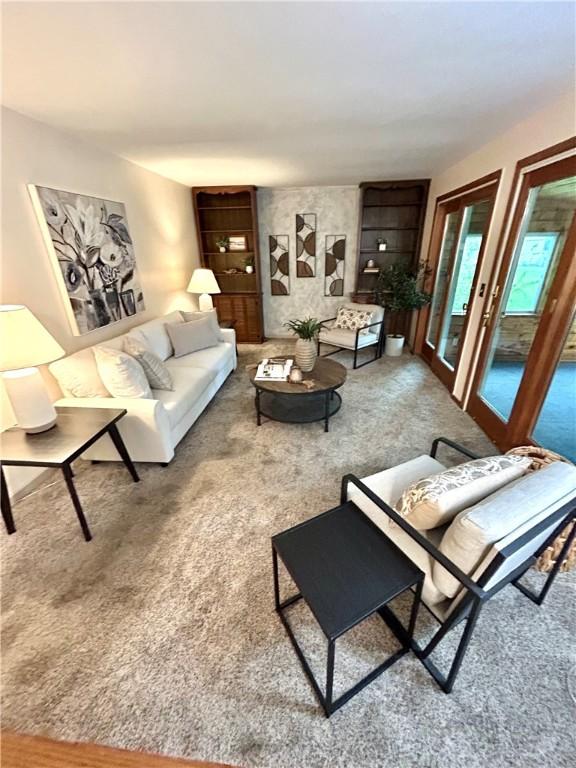 30 Sibley Dr, West Seneca, NY 14224 - living room featuring carpet floors