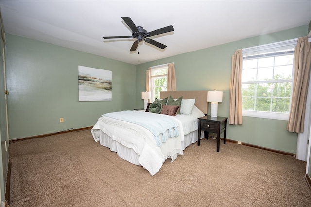 30 Sibley Dr, West Seneca, NY 14224 - carpeted bedroom featuring baseboards and a ceiling fan