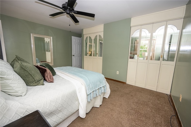 30 Sibley Dr, West Seneca, NY 14224 - bedroom featuring carpet floors, baseboards, and ceiling fan