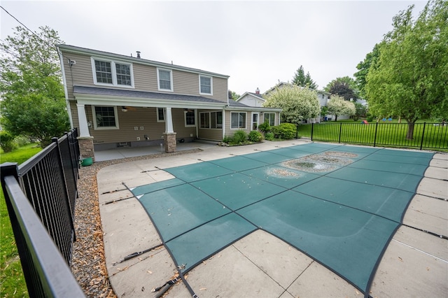 30 Sibley Dr, West Seneca, NY 14224 - rear view of house with a patio area