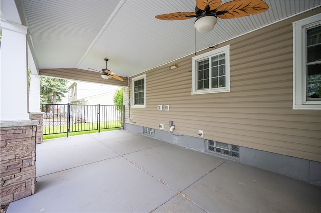30 Sibley Dr, West Seneca, NY 14224 - view of patio / terrace with ceiling fan