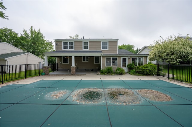 30 Sibley Dr, West Seneca, NY 14224 - back of property with a patio area