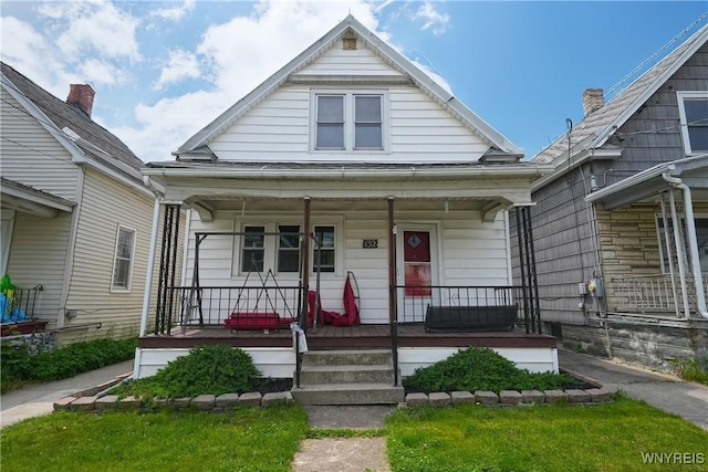 132 Weiss St, Buffalo, NY 14206 - view of front facade featuring covered porch