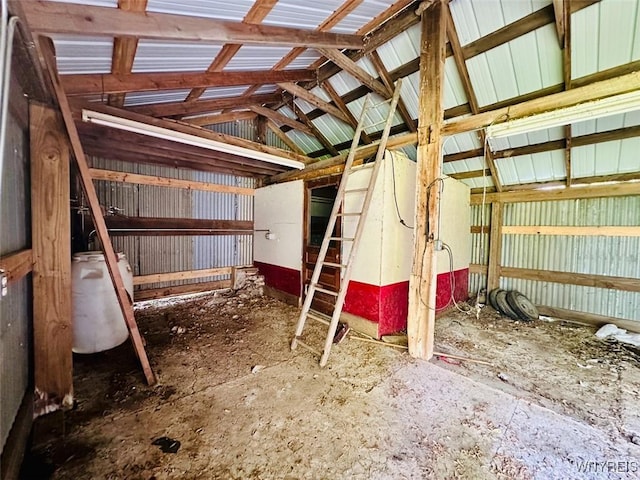 11920 Clarence Center Rd, Newstead, NY 14001 - misc room featuring vaulted ceiling
