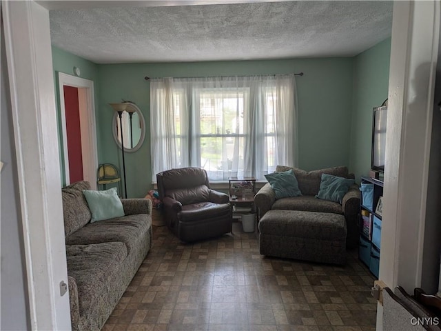 1653 Taylor Ave, Utica, NY 13501 - living area featuring a textured ceiling