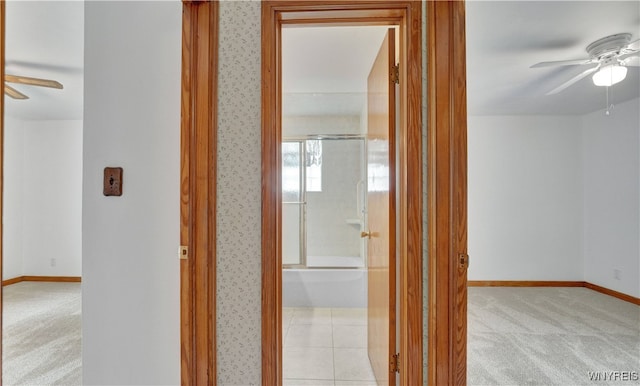 63 Princeton Ct, Cheektowaga, NY 14225 - hallway featuring carpet and baseboards