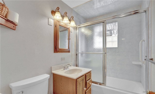 63 Princeton Ct, Cheektowaga, NY 14225 - full bath featuring toilet, combined bath / shower with glass door, and vanity