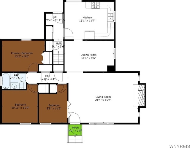 63 Princeton Ct, Cheektowaga, NY 14225 - property floor plan