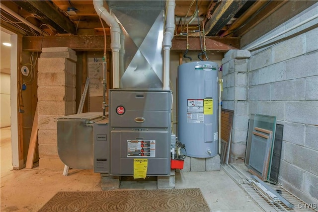 1010 Simmons Rd, Sterling, NY 13156 - utility room with electric water heater
