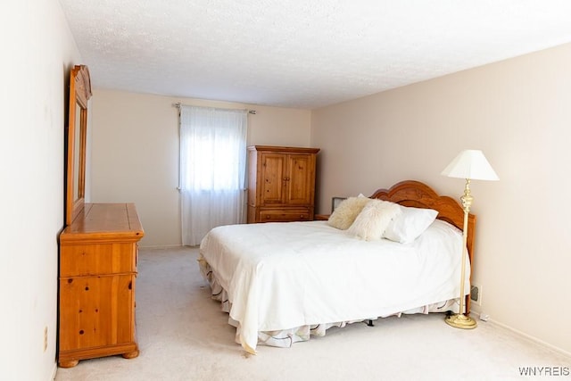 18 Tree Top Dr, Penfield, NY 14625 - bedroom with light colored carpet and a textured ceiling