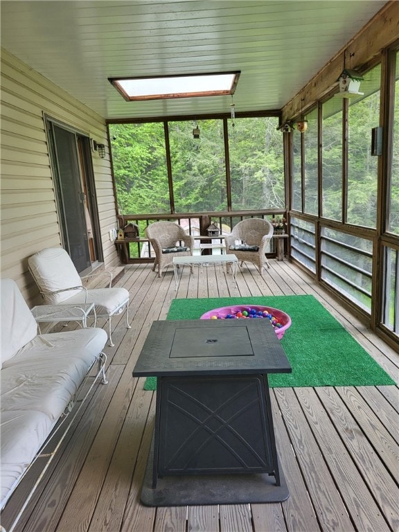 104 Mcclure Dr, Sanford, NY 13754 - sunroom featuring outdoor lounge area and plenty of natural light
