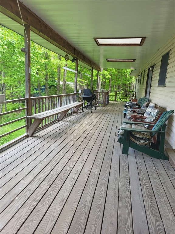 104 Mcclure Dr, Sanford, NY 13754 - view of deck