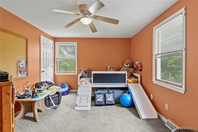 1621 Cain Rd, Brant, NY 14111 - carpeted bedroom featuring a ceiling fan and baseboards