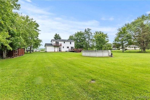 1621 Cain Rd, Brant, NY 14111 - view of yard with an outdoor pool