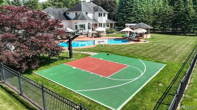 3248 Lockport Olcott Rd, Newfane, NY 14108 - view of basketball court featuring basketball hoop