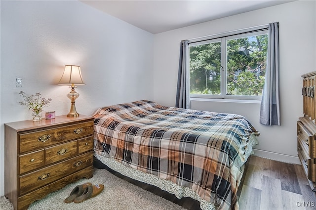 435 Elm St, Ithaca City, NY 14850 - bedroom with wood finished floors and baseboards