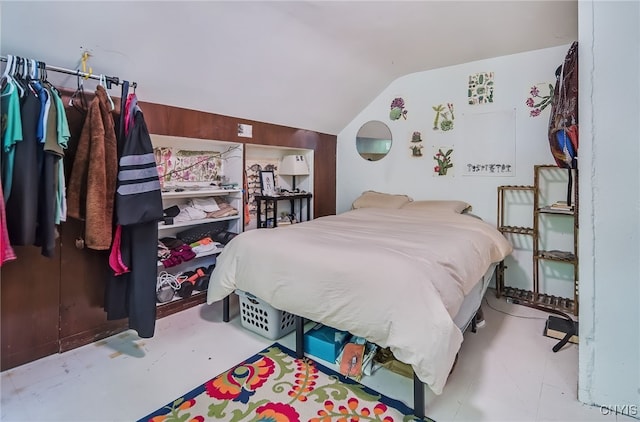 435 Elm St, Ithaca City, NY 14850 - bedroom featuring lofted ceiling