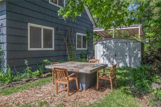 435 Elm St, Ithaca City, NY 14850 - exterior space featuring outdoor dining space