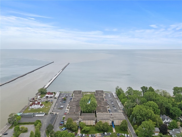 406 Westage At The Hbr, Irondequoit, NY 14617 - aerial view of property and surrounding area featuring a large body of water