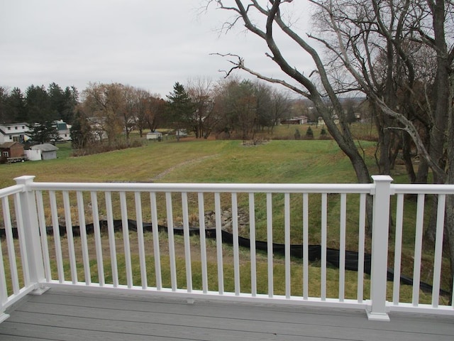 6 Royal Ct, Horseheads, NY 14845 - wooden terrace featuring a lawn