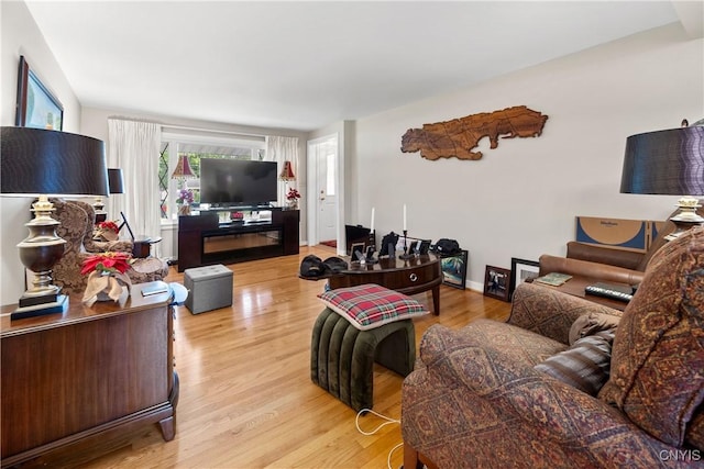 123 Hillcrest Rd, Onondaga, NY 13219 - living area with wood finished floors
