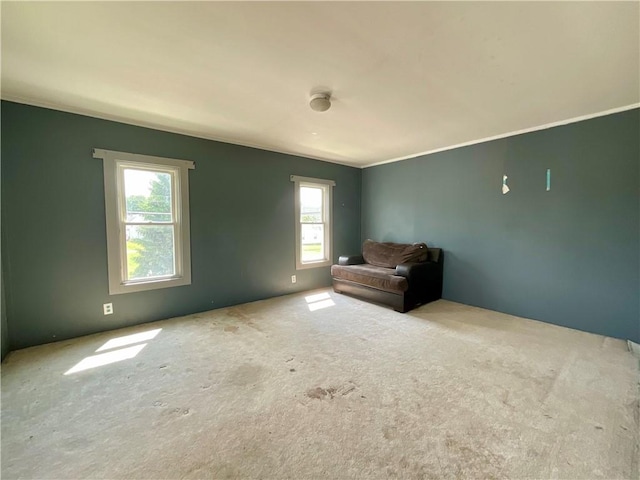 201 S Main St, Wayland, NY 14572 - carpeted empty room featuring plenty of natural light and crown molding