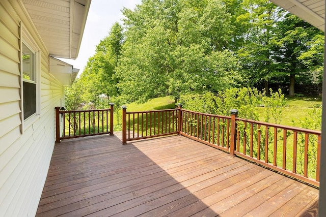 26 Prospect St, Delhi, NY 13753 - view of wooden deck