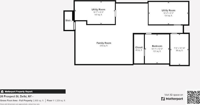 26 Prospect St, Delhi, NY 13753 - home floor plan